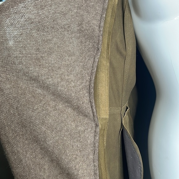 Roncarati Sz 40 Italian Suede Angora Front Button Trench Jacket - Picture 12 of 16